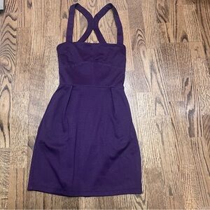 Elegant Purple Women's Dress